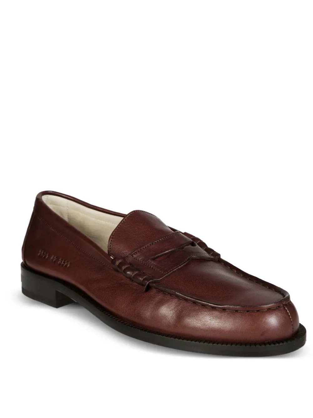 Common Projects Soft Penny Leather Loafers Brownish /burgundy 41 US 8 $700 Italy